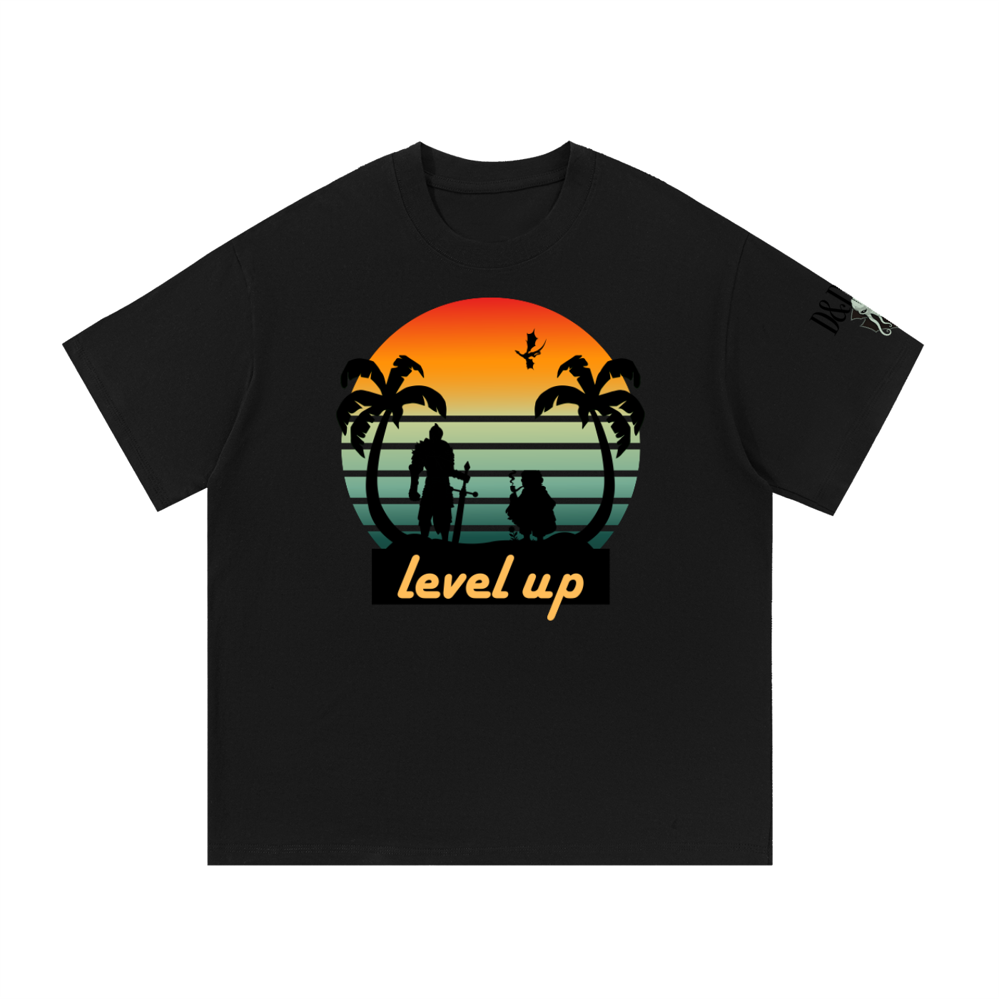 Beach Level Up D&Dees Unisex Magically Comfortable Tee