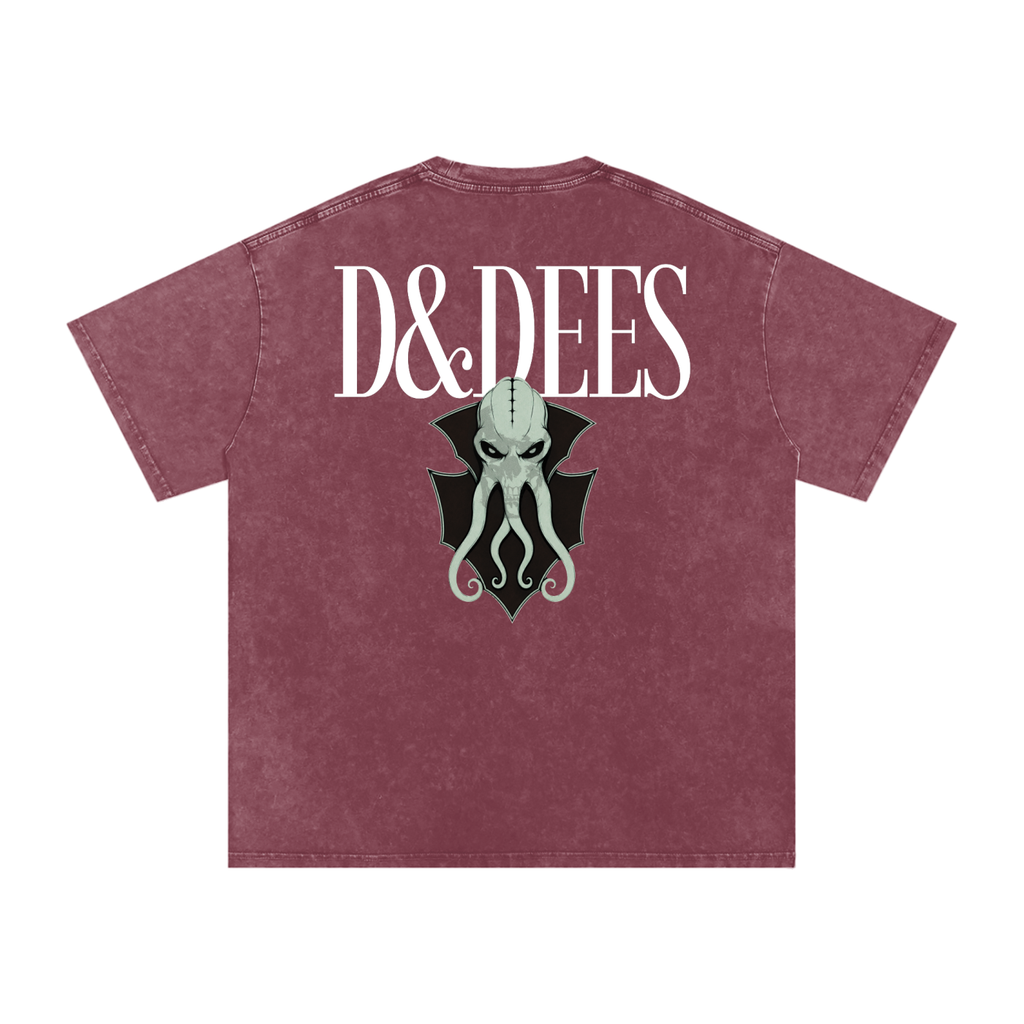 BUFFALO WYVERN WINGS ACID WASHED SUPER COMFY OVERSIZED SHIRT