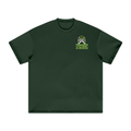 Banksy Themed Heavyweight Green Tee
