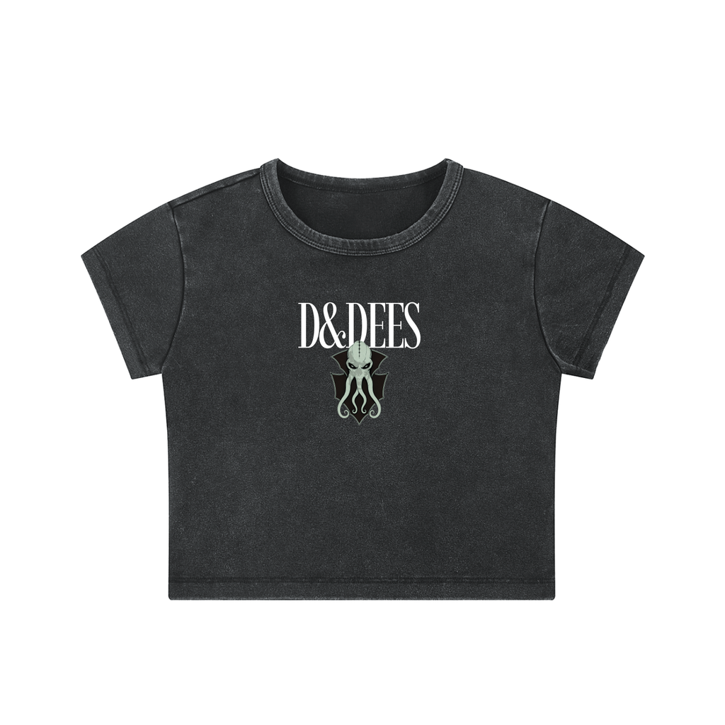D&DEES Snow Washed Crop Top for Sexy Humanoids ONLY