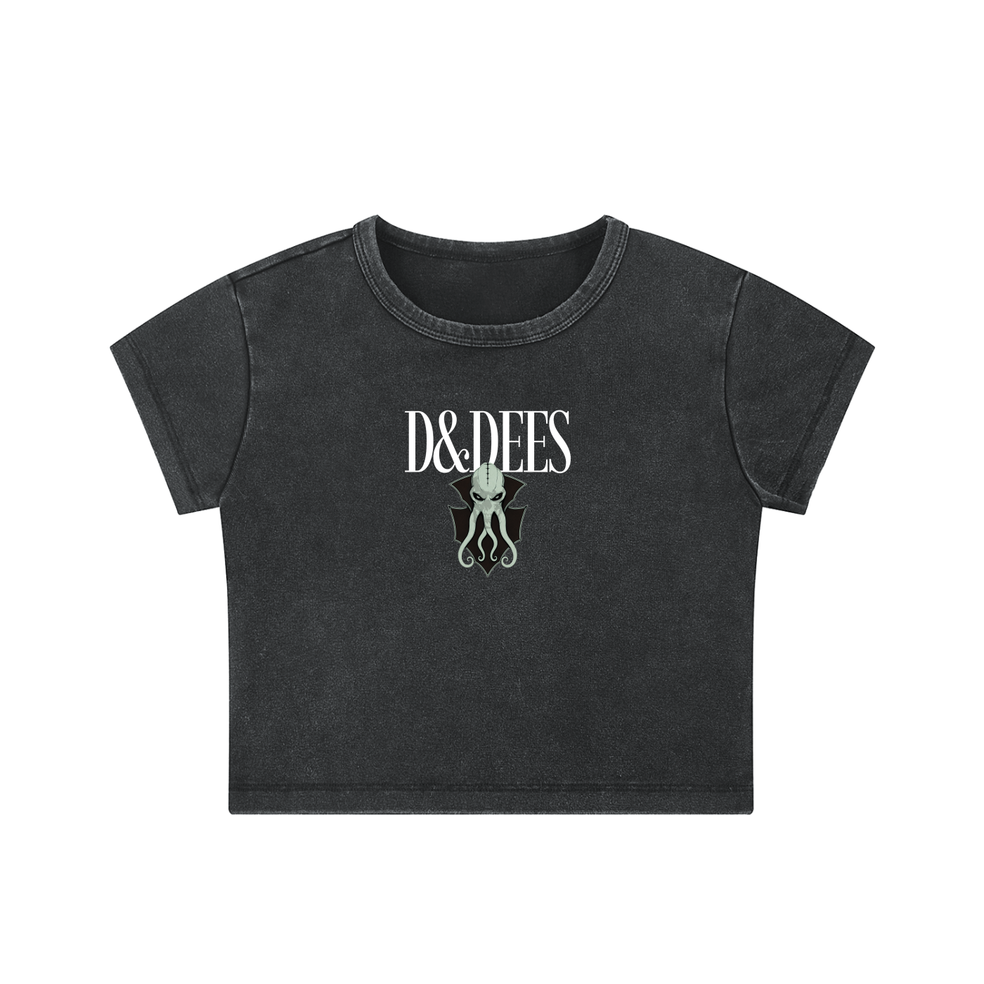 D&DEES Snow Washed Crop Top for Sexy Humanoids ONLY
