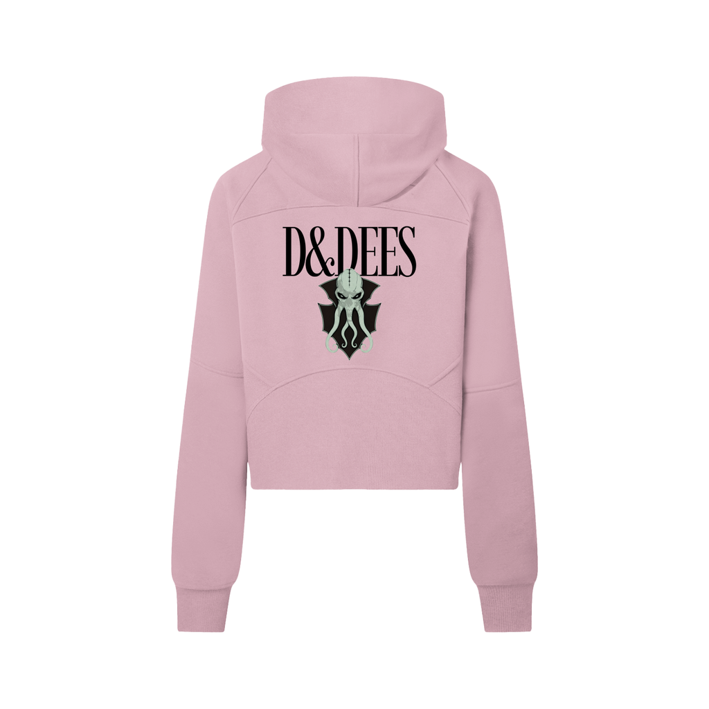 Roll To Seduce Cropped Half-Zip Hoodie