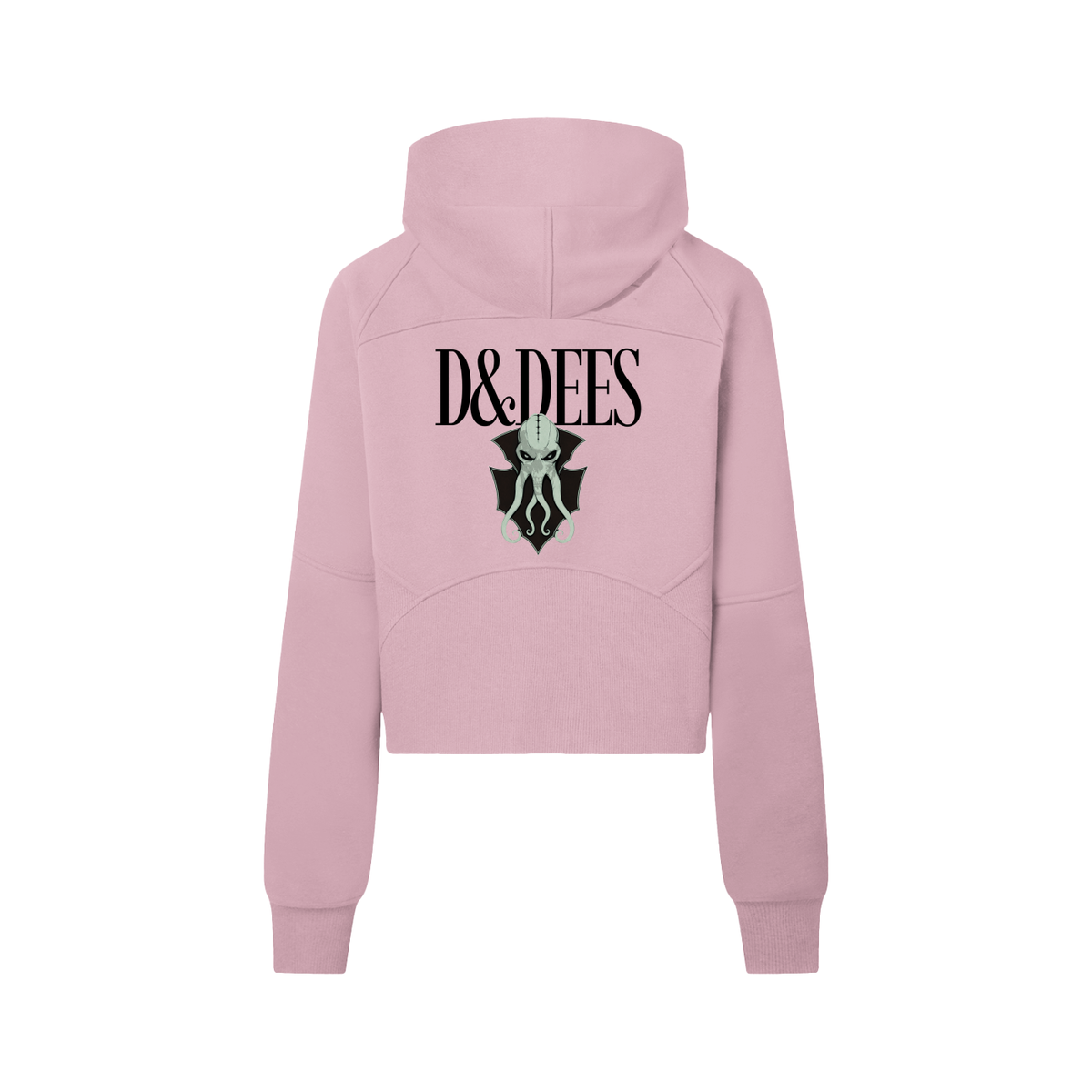 Roll To Seduce Cropped Half-Zip Hoodie