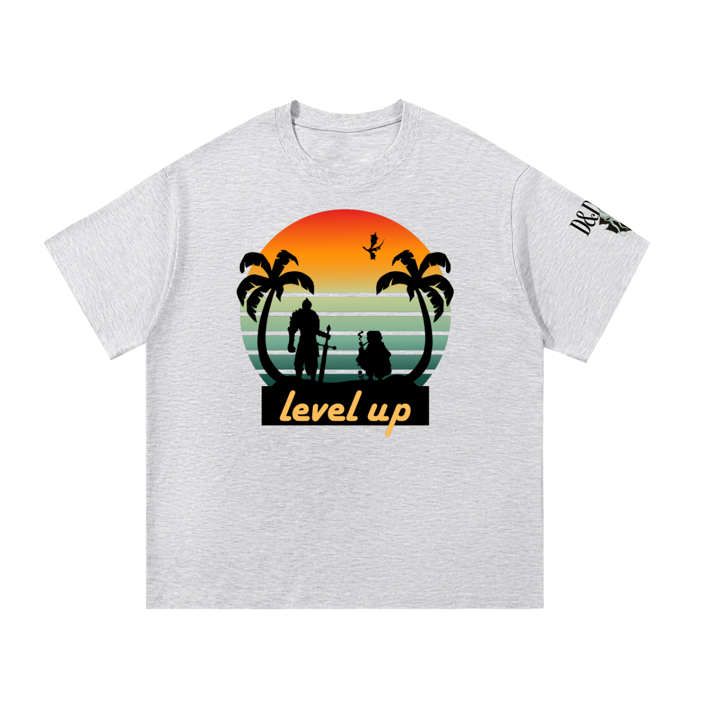 Beach Level Up D&Dees Unisex Magically Comfortable Tee