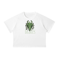 Mineral Washed Medical Card Crop Top for Mom