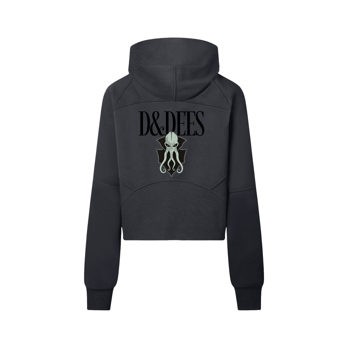 Roll To Seduce Cropped Half-Zip Hoodie