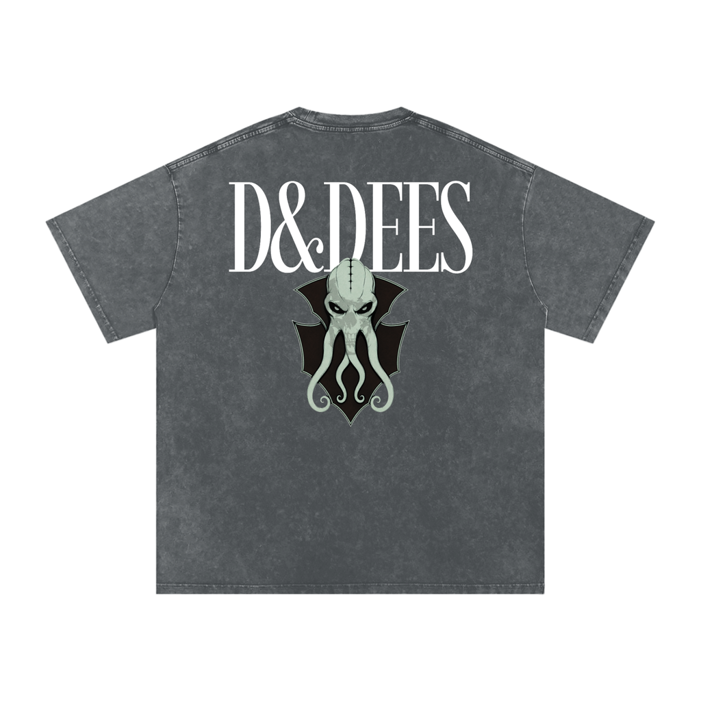 BUFFALO WYVERN WINGS ACID WASHED SUPER COMFY OVERSIZED SHIRT