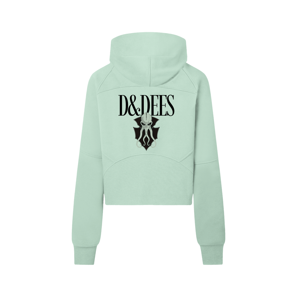 Roll To Seduce Cropped Half-Zip Hoodie