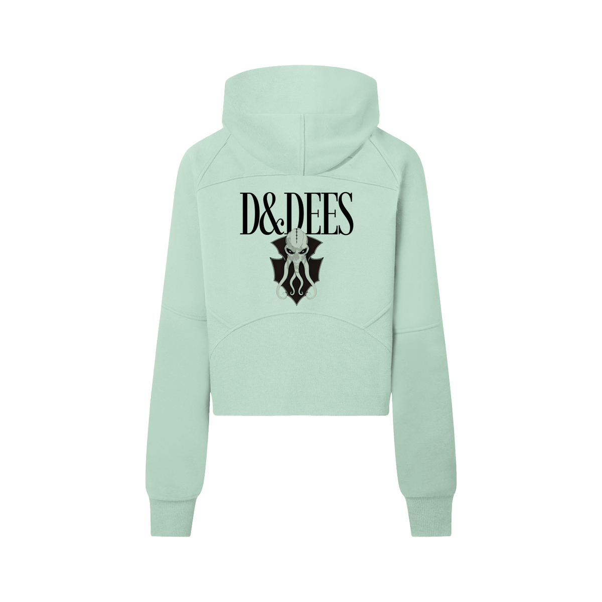 Roll To Seduce Cropped Half-Zip Hoodie