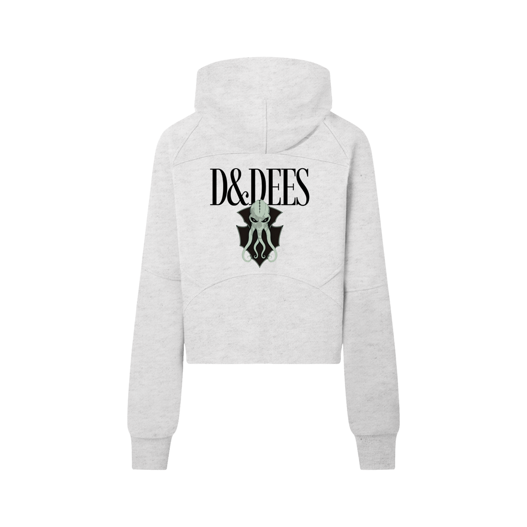 Roll To Seduce Cropped Half-Zip Hoodie