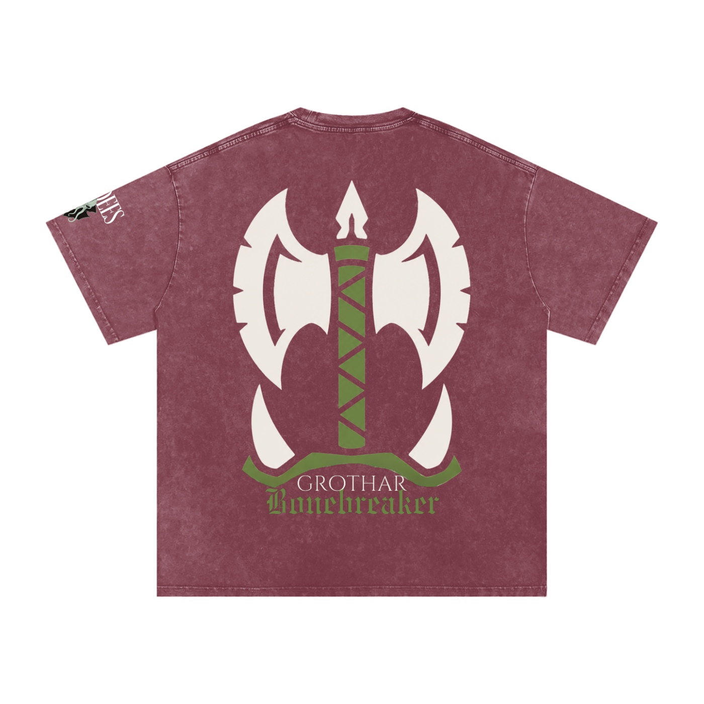 Grothar Bonebreaker +1 STR Oversized Super Comfy Elven Tee